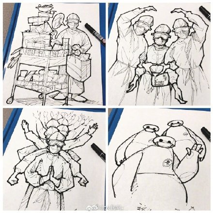 致敬每一位医护！网友把隔离治疗经历画成漫画
