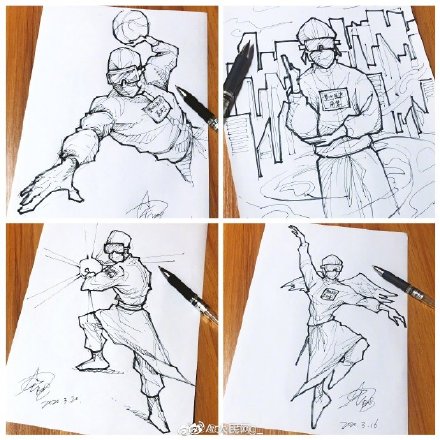 致敬每一位医护！网友把隔离治疗经历画成漫画